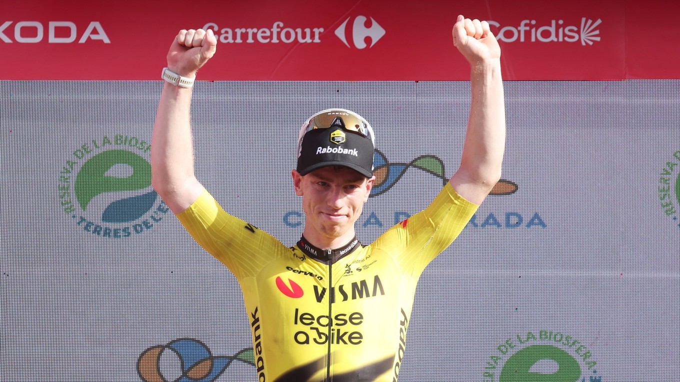 Britský cyklista Matthew Brennan počas Vuelta a Espaňa 2026.
