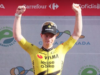 Britský cyklista Matthew Brennan počas Vuelta a Espaňa 2026.