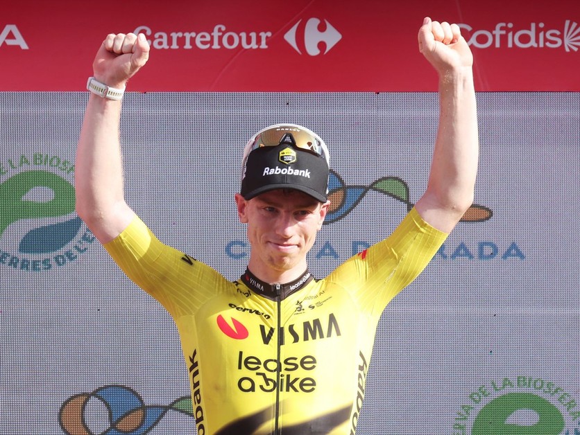 Britský cyklista Matthew Brennan počas Vuelta a Espaňa 2026.