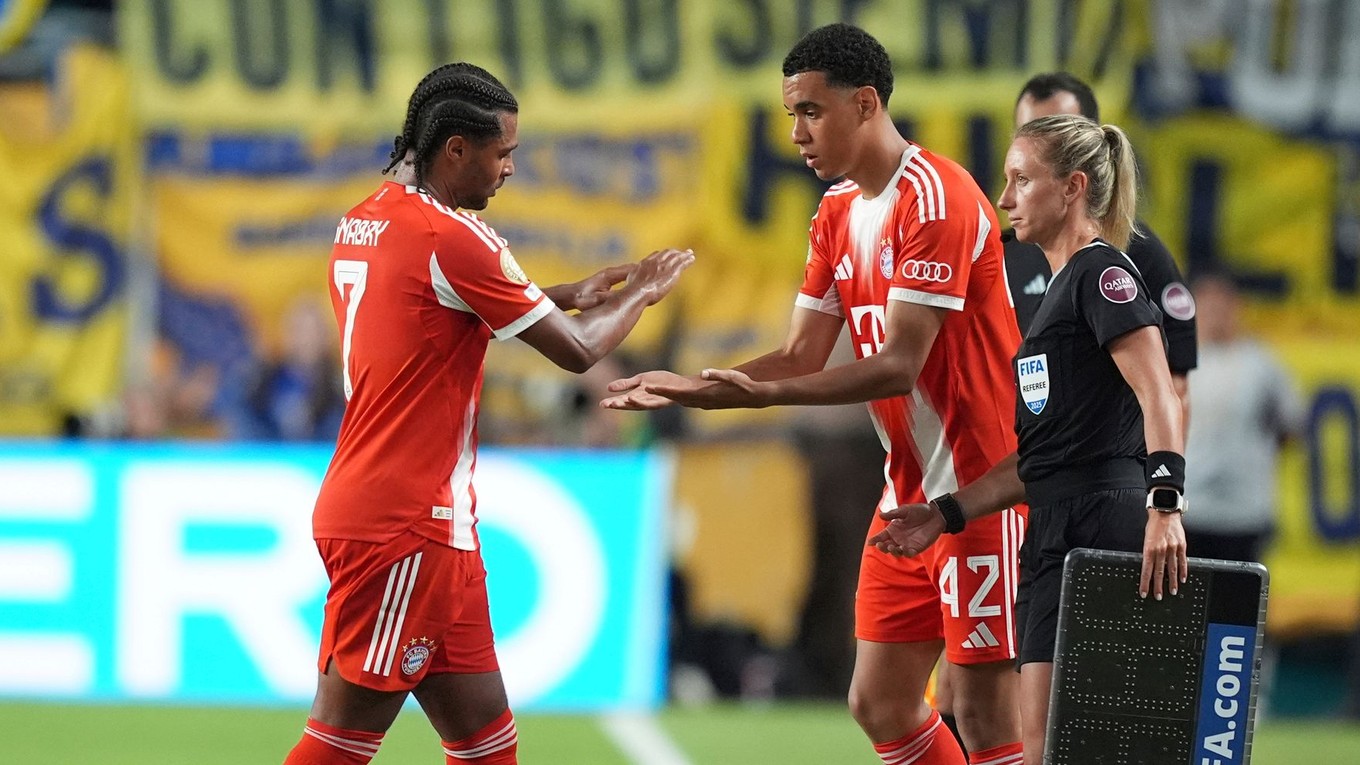 Serge Gnabry a Jamal Musiala