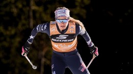 Jessica Digginsová počas Tour de Ski.