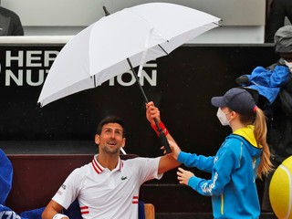 Novak Djokovič na turnaji ATP v Ríme 2021.