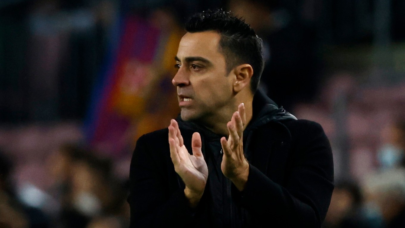 Xavi Hernandéz v pozícii trénera FC Barcelona.