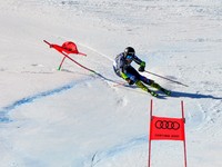 obrovský slalom, ilustračná fotografia.