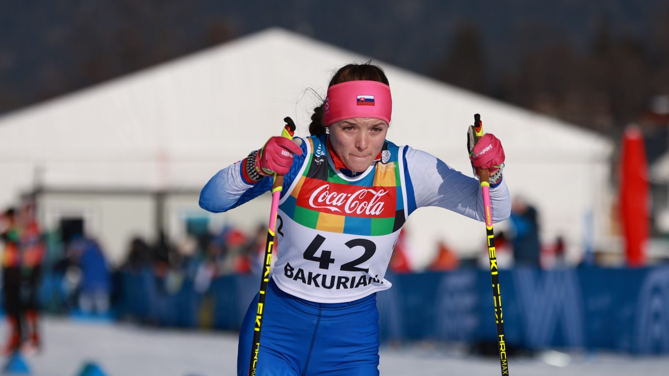 Slovenská reprezentantka v behu na lyžiach Emília Rendová.