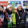 Francúzske biatlonistky vyhrali úvodné štafetové preteky v sezóne. 