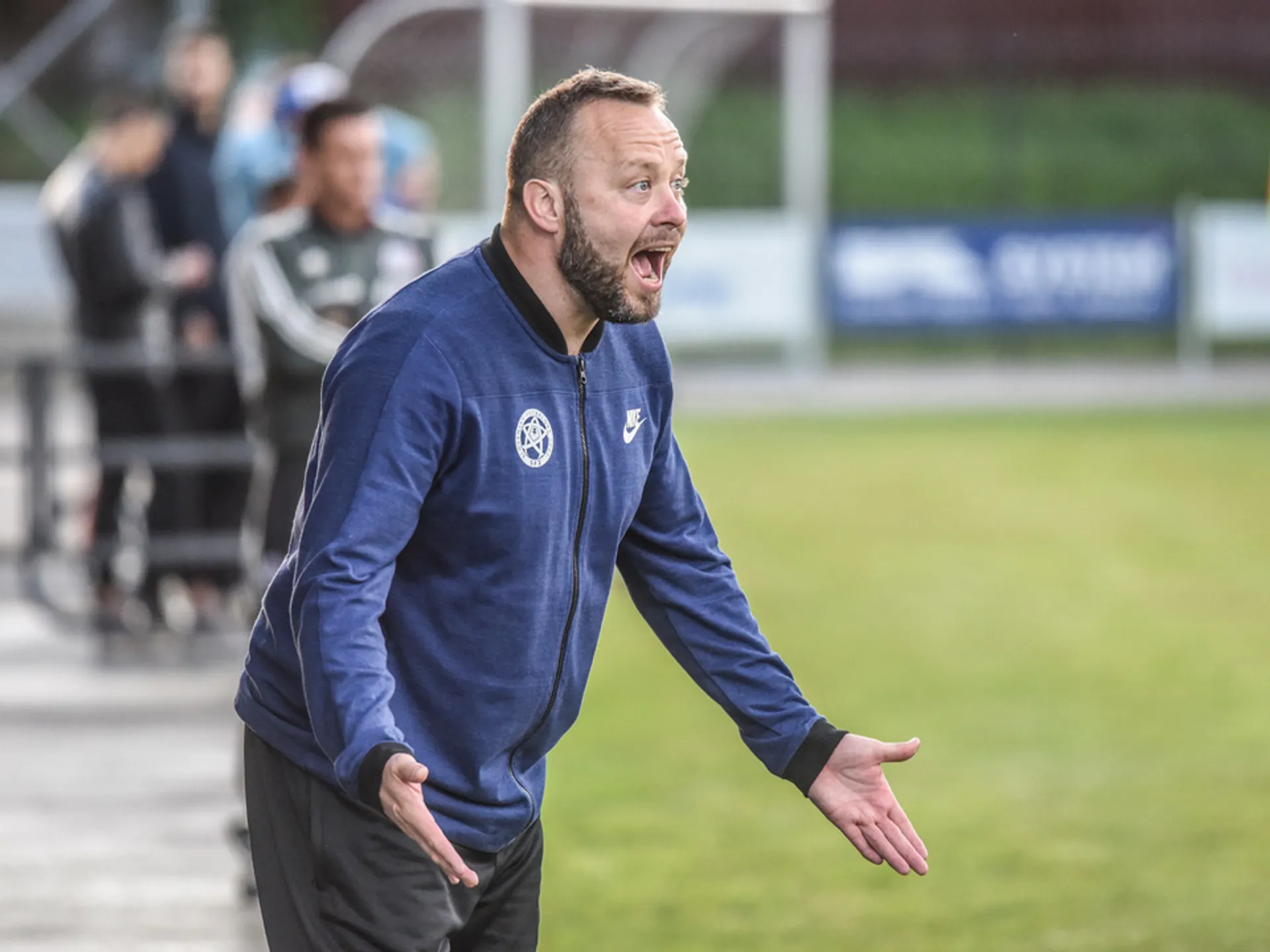 Tréner Albert Rusnák st. prežíval zápasy na turnaji Slovakia cup veľmi intenzívne.