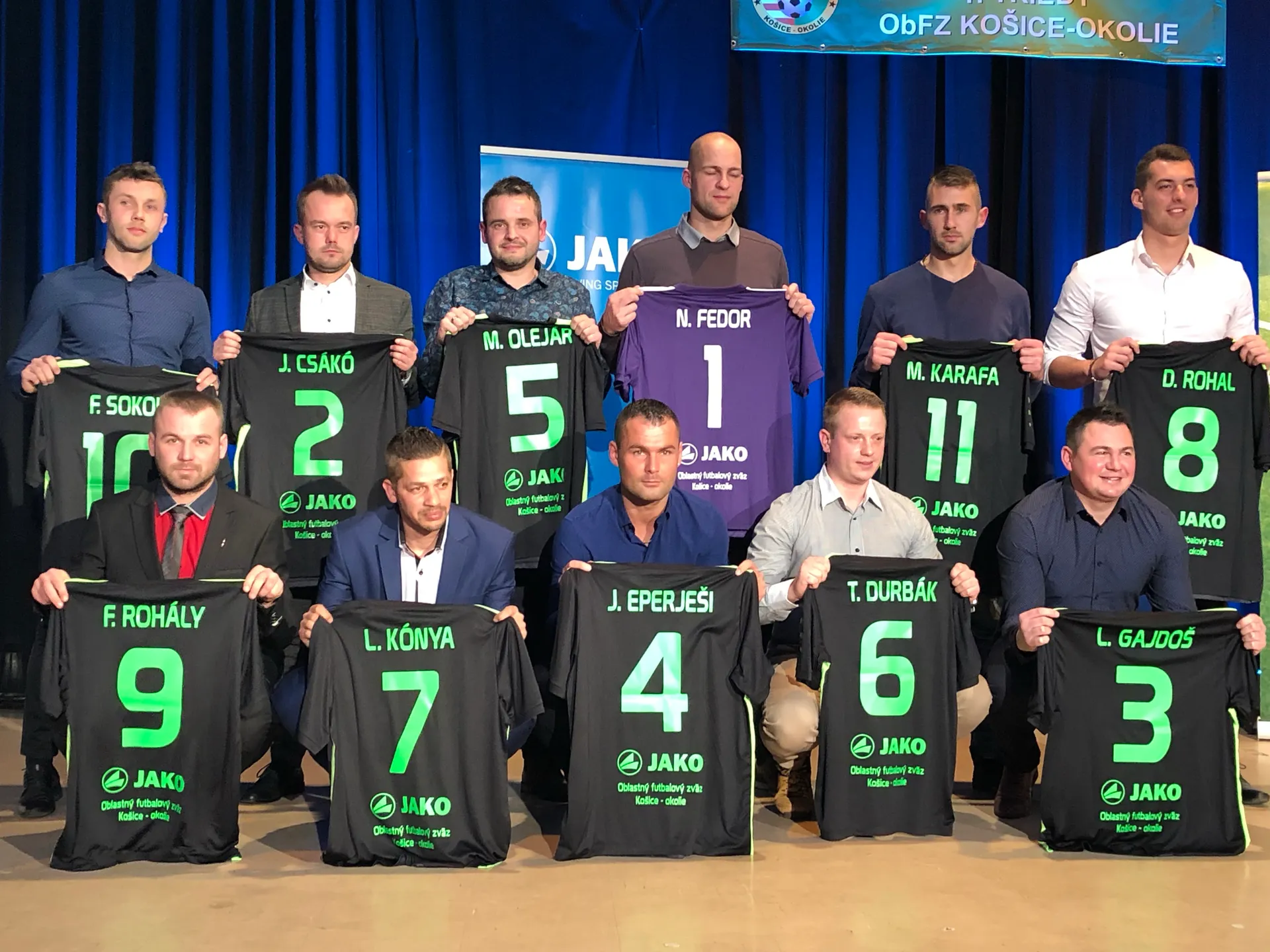 Slávnostné vyhlásenie najlepšej jedenástky roka 2018 - I.triedy dospelých ObFZ Košice - okolie