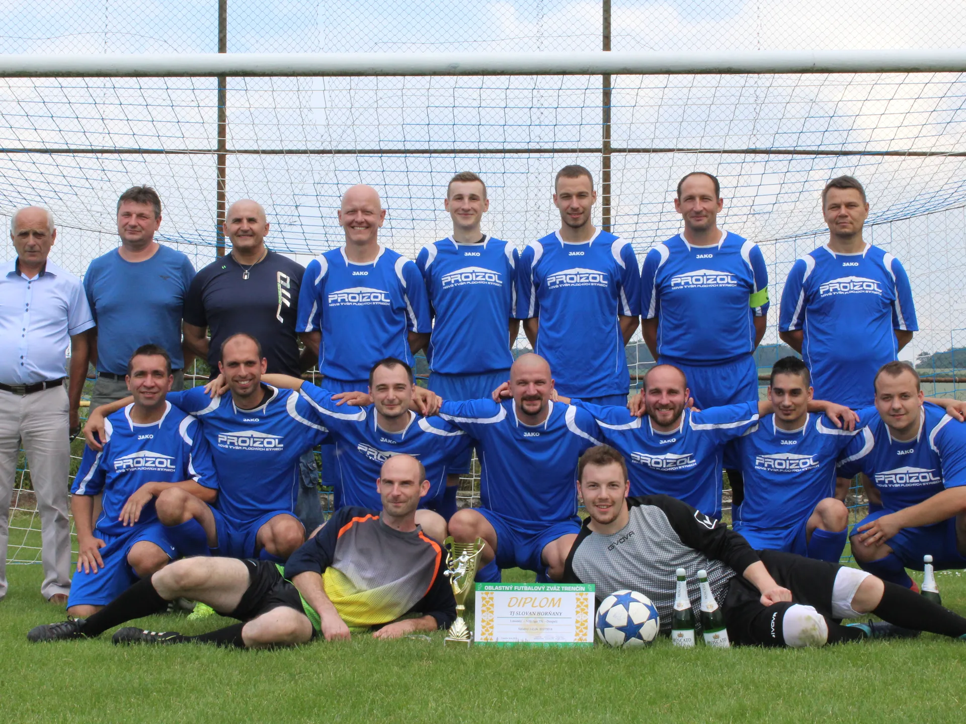 2017/2018 - TJ Slovan Horňany - Víťaz 8. ligy TN dospelí
