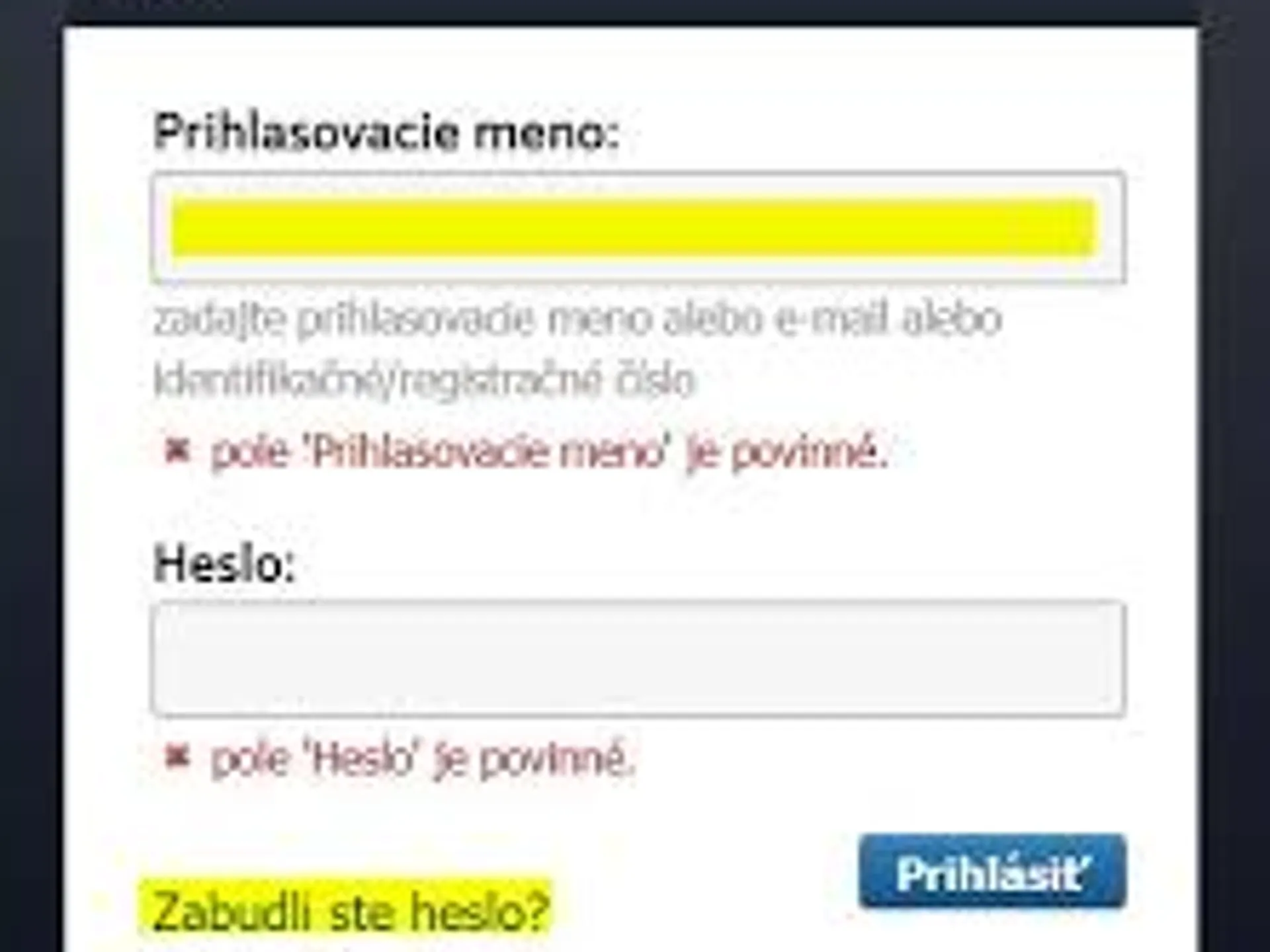 Rozdelenie kreditov na rok 2020