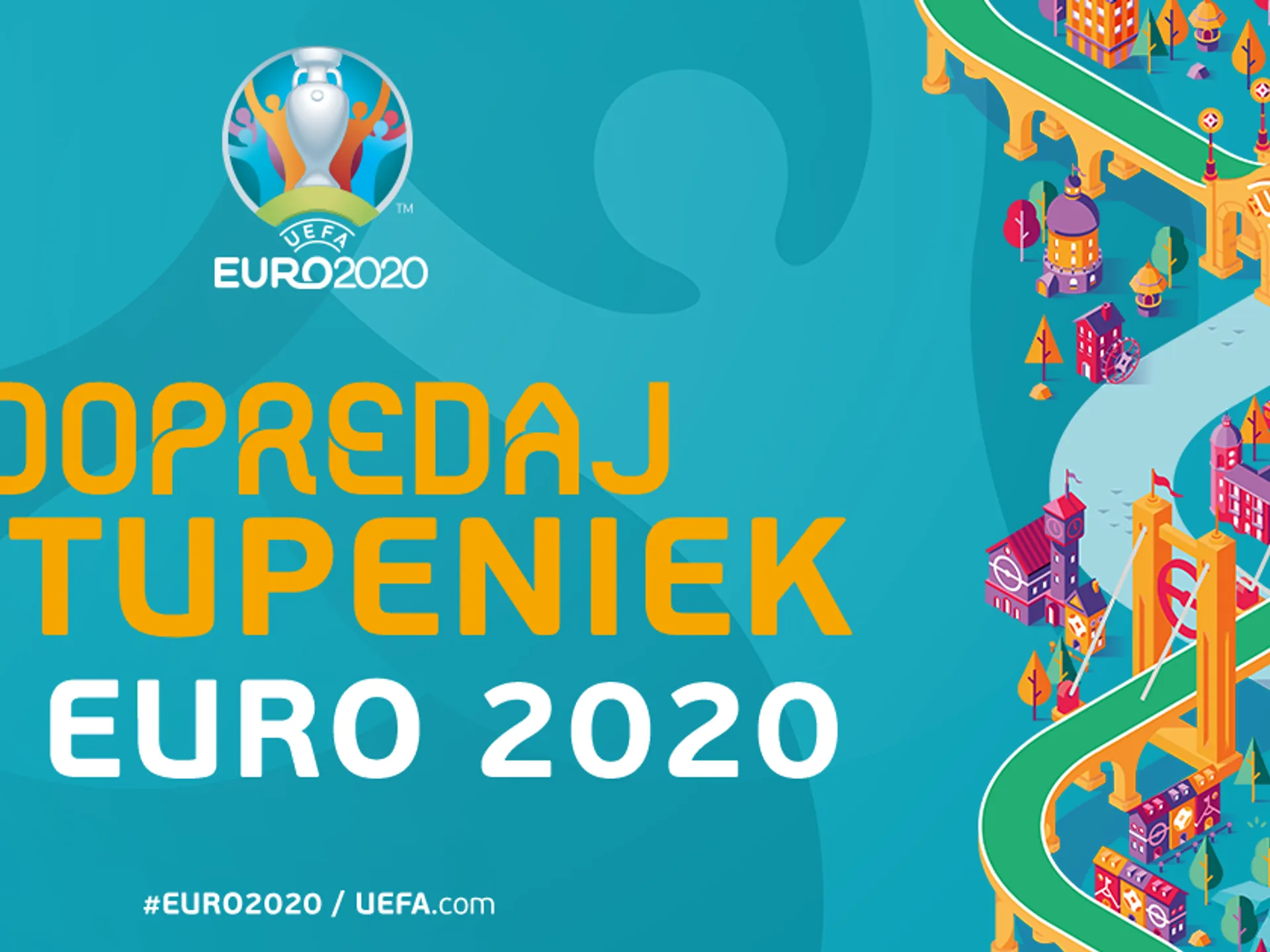 EURO 2020 - UEFA spustí dopredaj vstupeniek na šampionát
