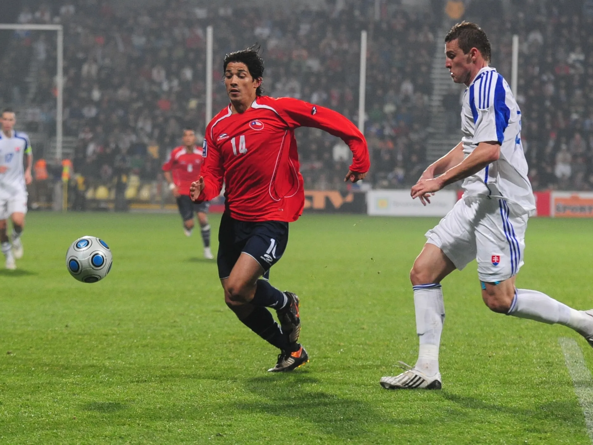 MUŽI A - Vzájomné zápasy Slovenska s Čile