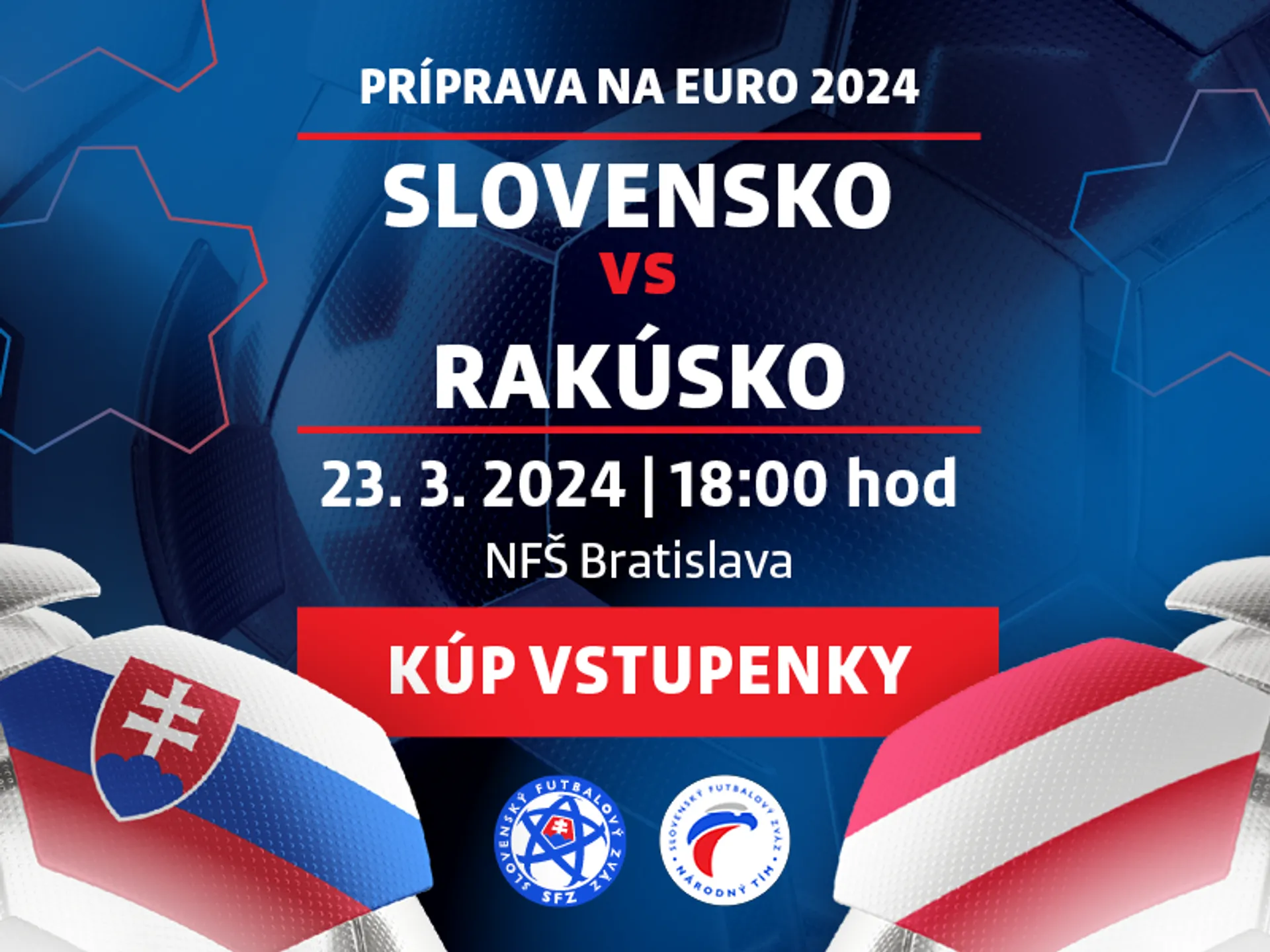 MUŽI A - Vstupenky na duel s Rakúskom v predaji online, info pre fanúšikov