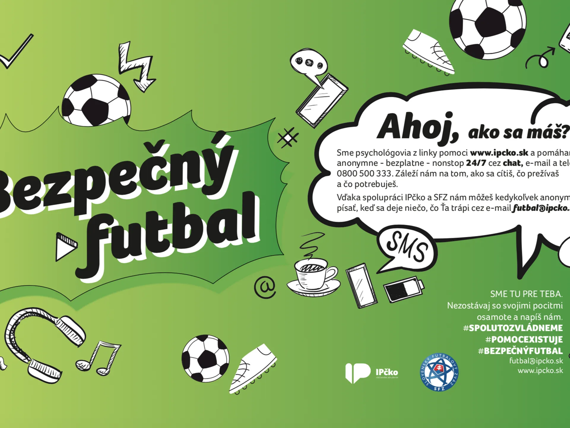 SFZ – Obnovená spolupráca SFZ a Ipčka v rámci projektu „Bezpečný futbal pre deti“ 