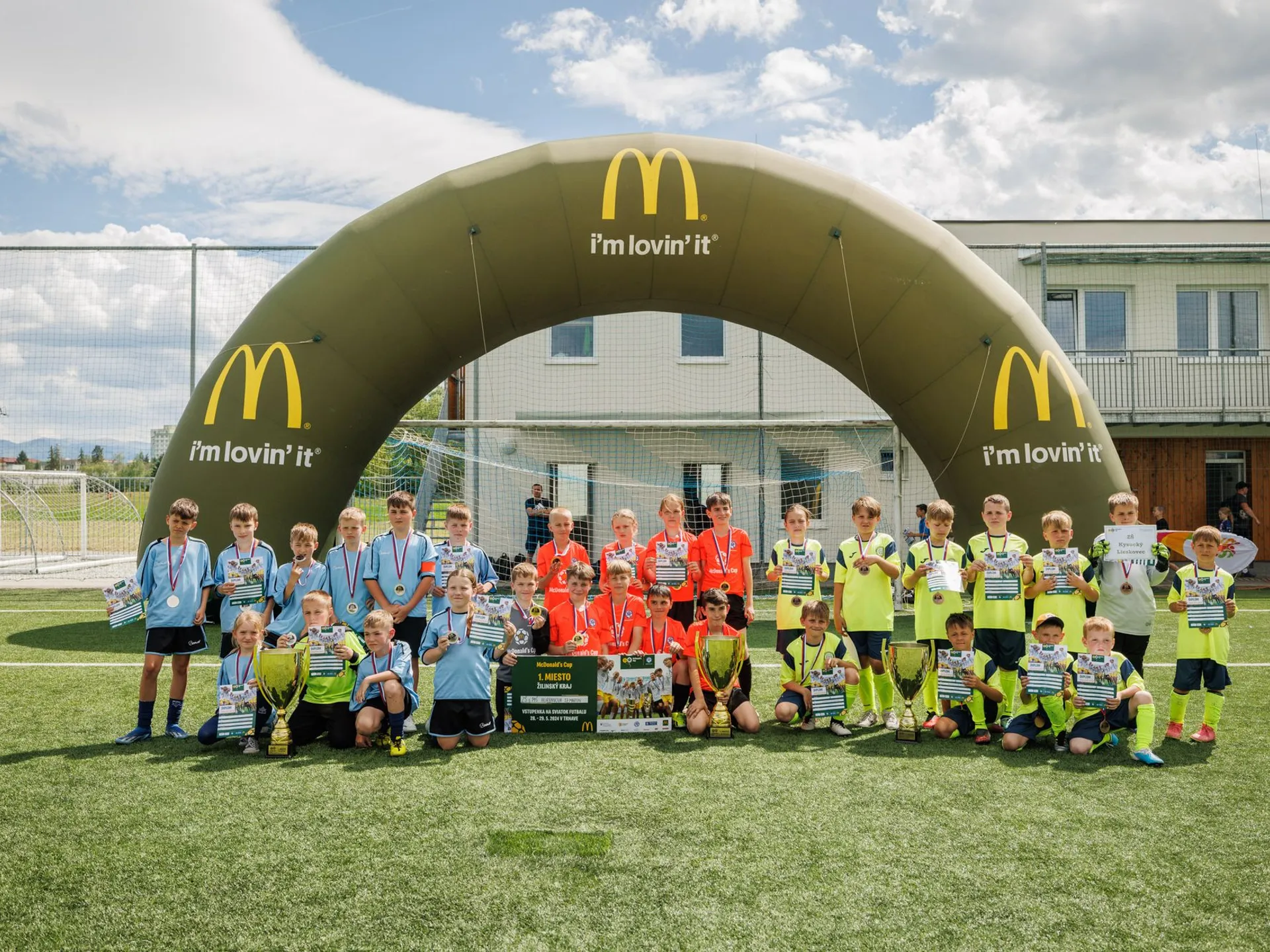 Spoločná snímka tímov z Martina