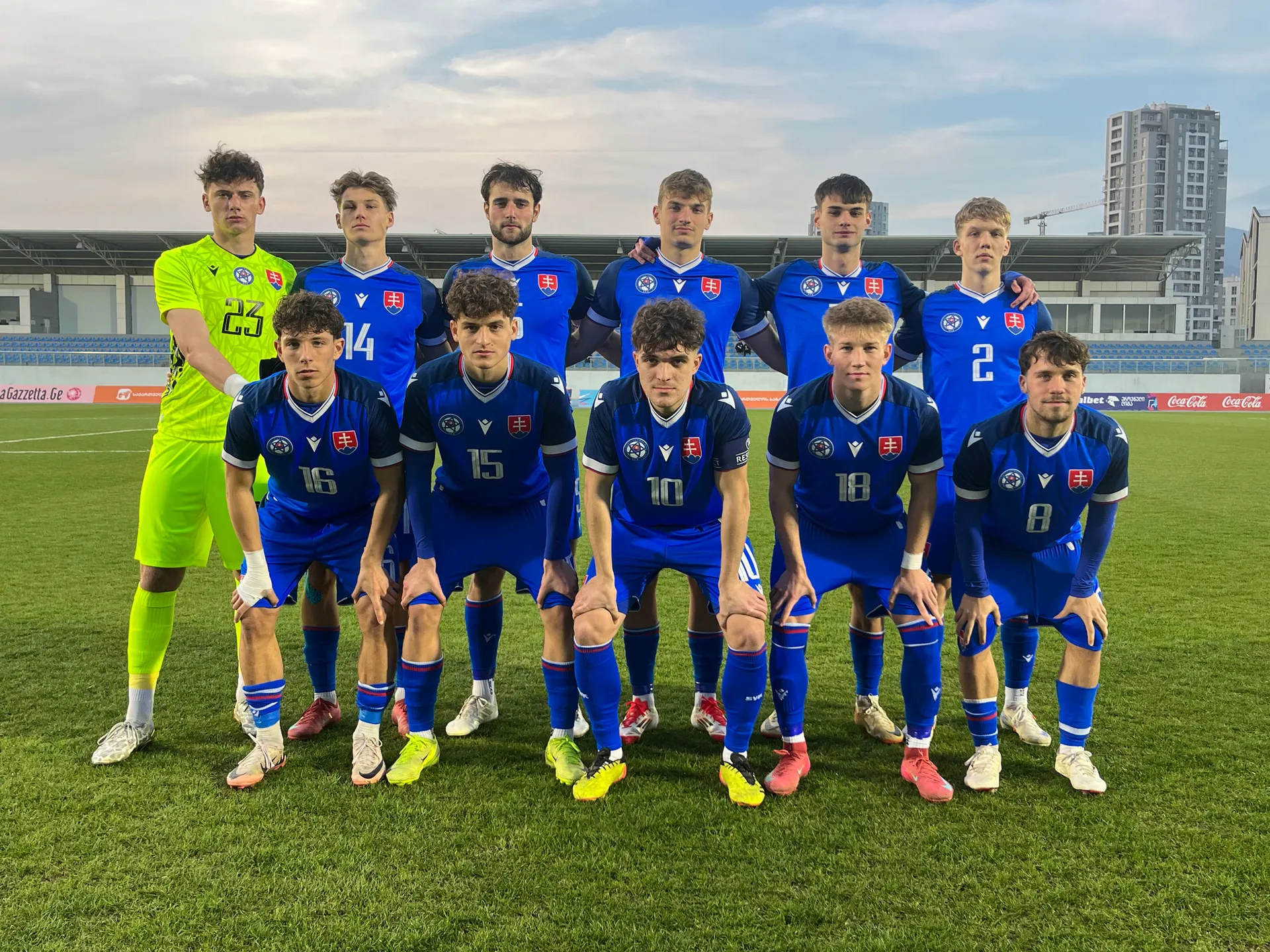 Reprezentácia do 19 rokov pred zápasom Poľsko U19 – Slovensko U19 vo fáze Elite Round kvalifikácie majstrovstiev Európy 2025 (Tbilisi, 22.3.2025)