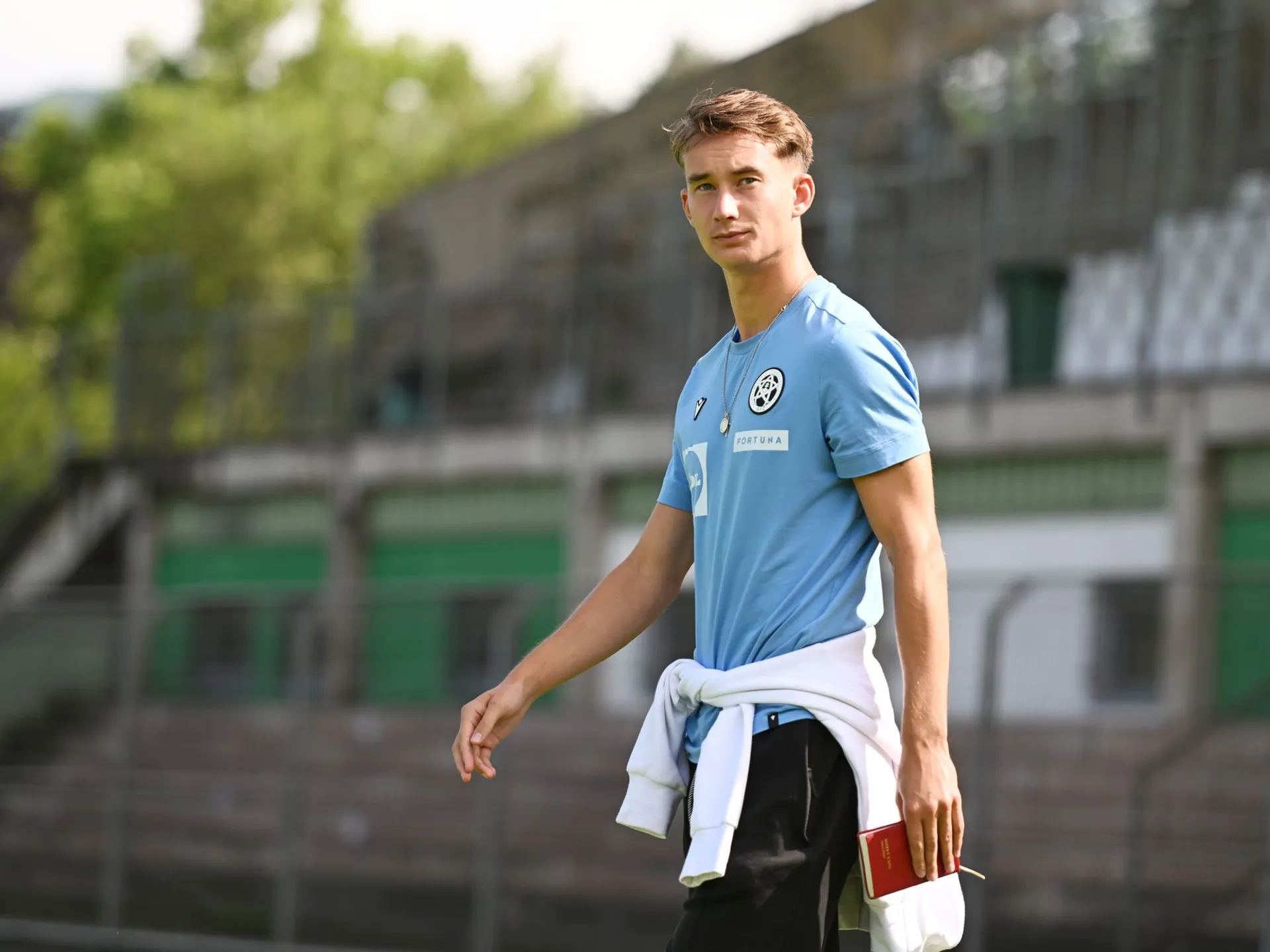 Martin Šviderský pred zápasom Slovensko 21 – Slovinsko 21 v Leobene (3.6.2025)