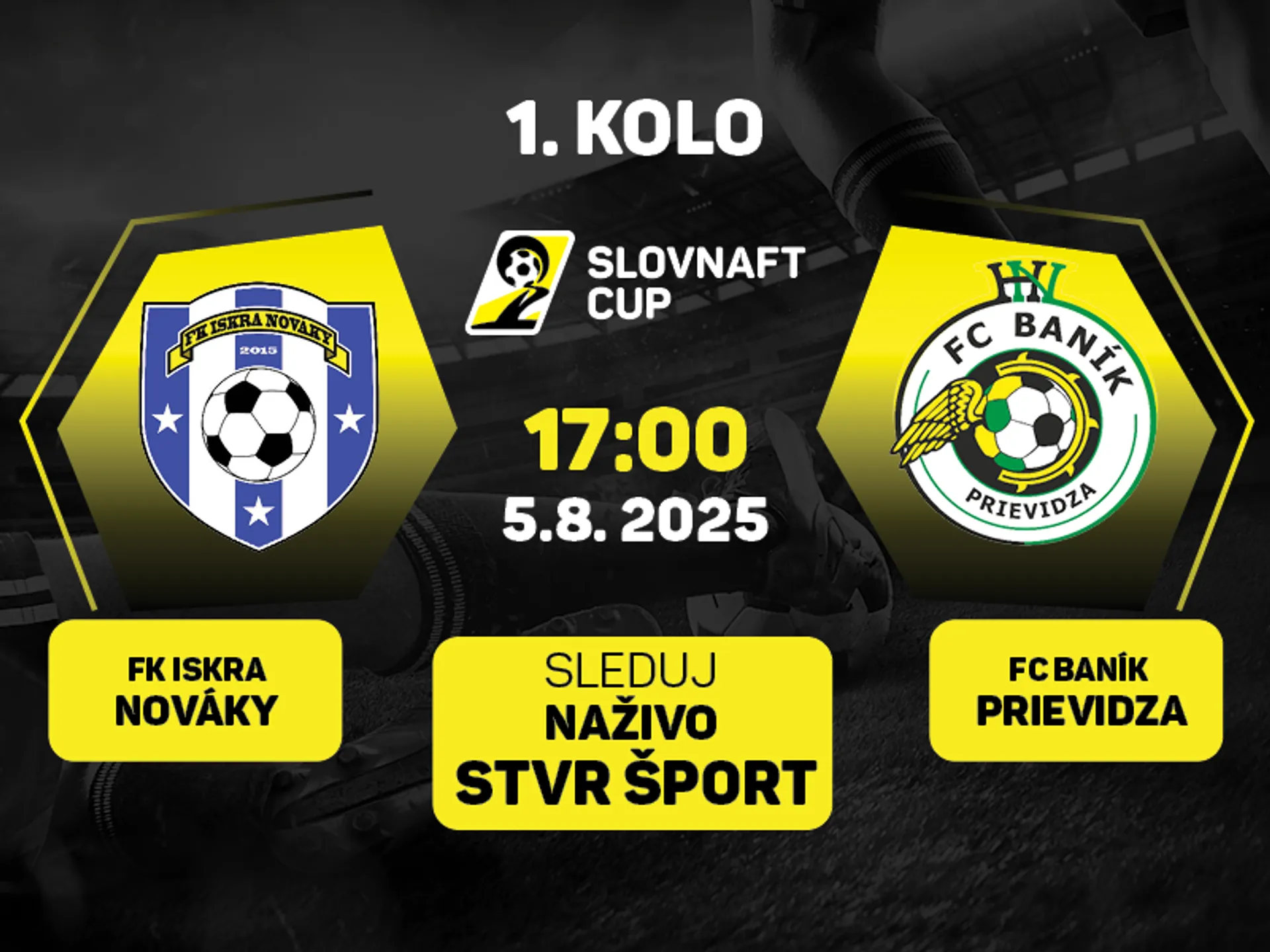 SLOVNAFT CUP – Banícke derby 1. kola aj na obrazovkách Šport STVR