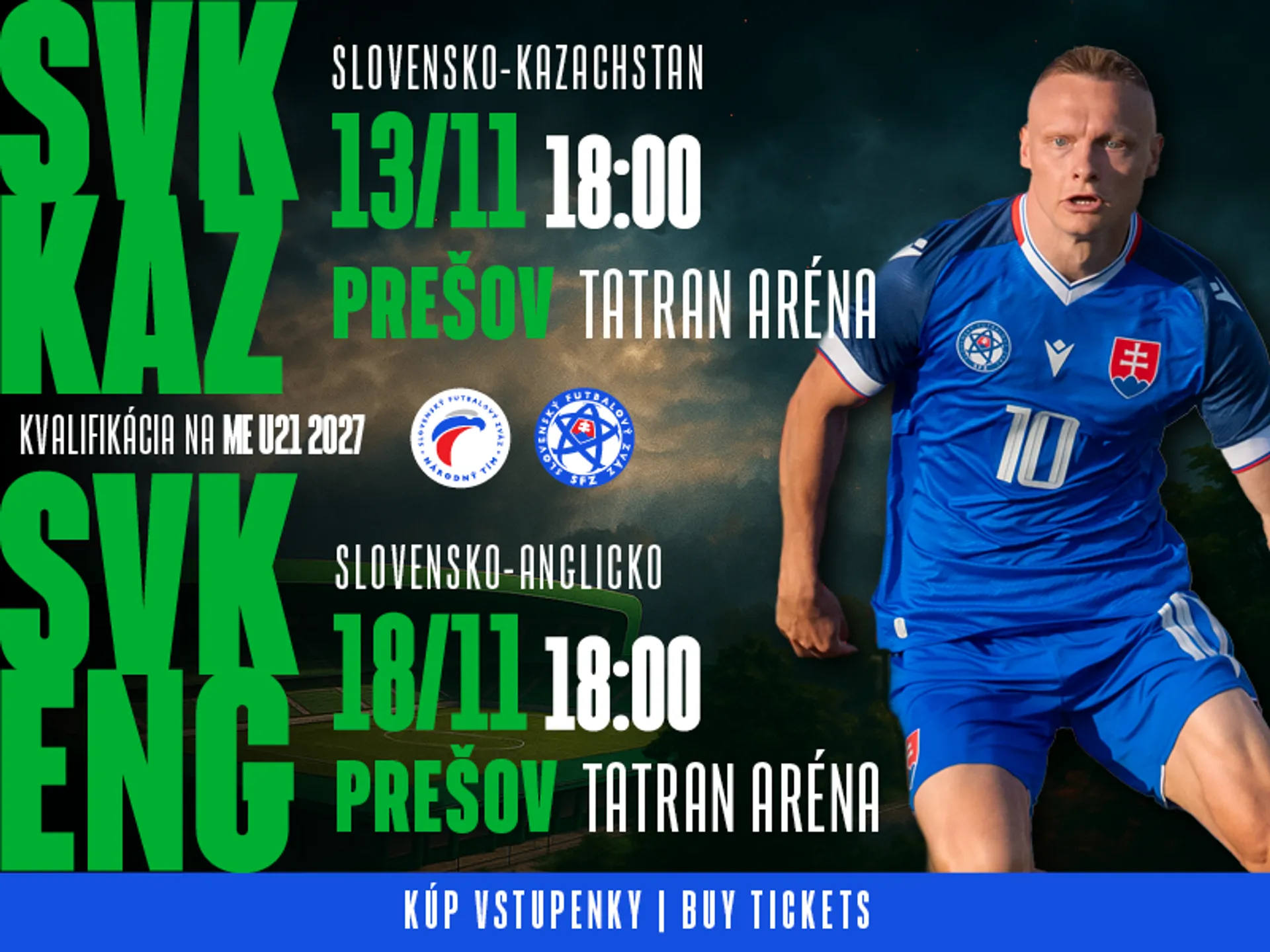 U21 – Informácie pre fanúšikov pred zápasom Slovensko – Kazachstan