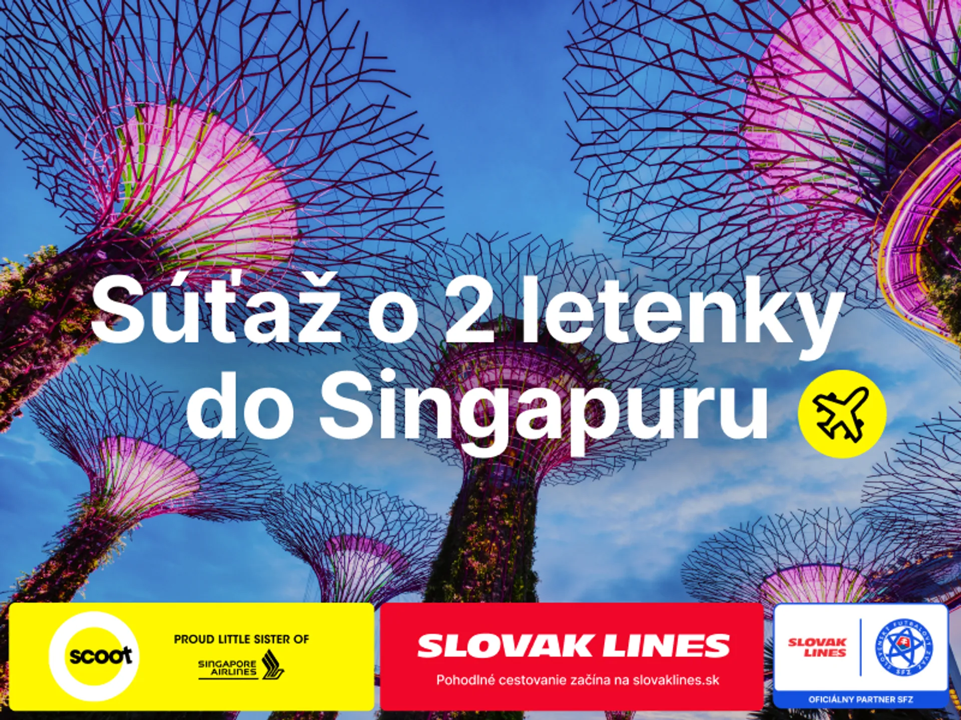 Budete na zápase Slovensko – Kosovo? Môžete poletieť do Singapuru!