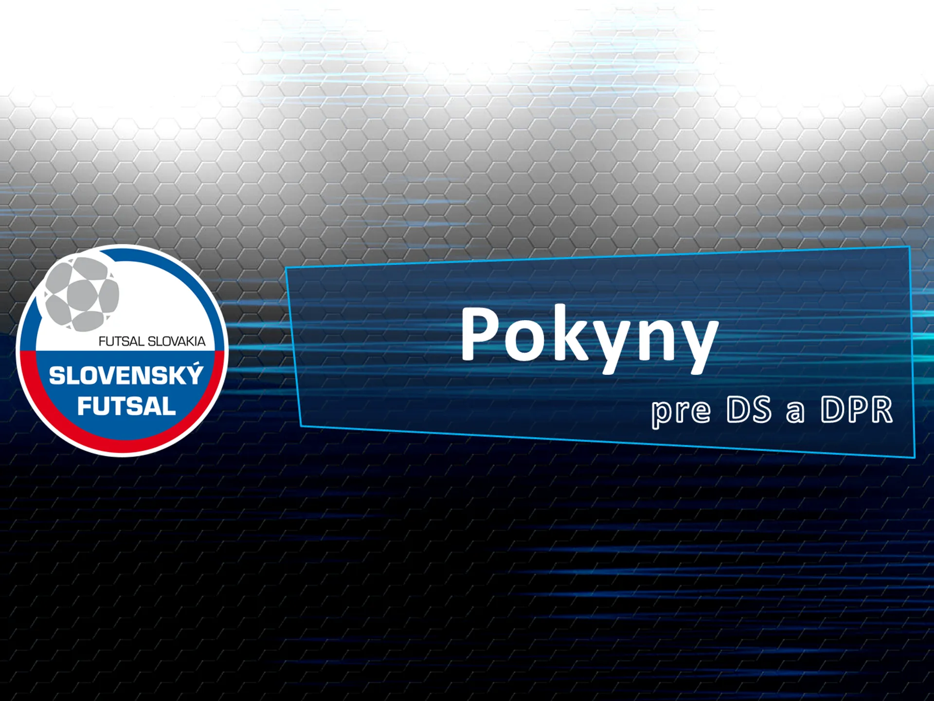 Pokyny pre DS a DPR