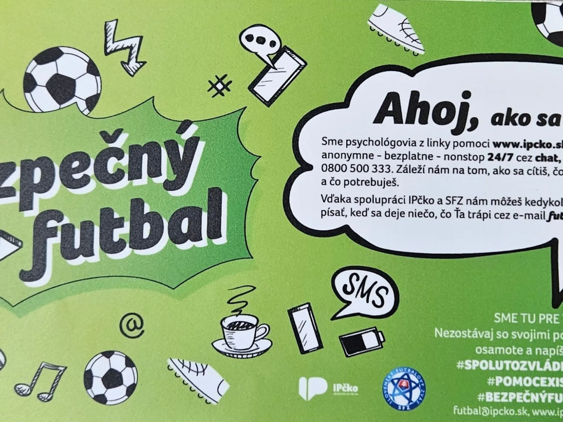 SFZ – Obnovená spolupráca SFZ a Ipčka v rámci projektu „Bezpečný futbal pre deti“