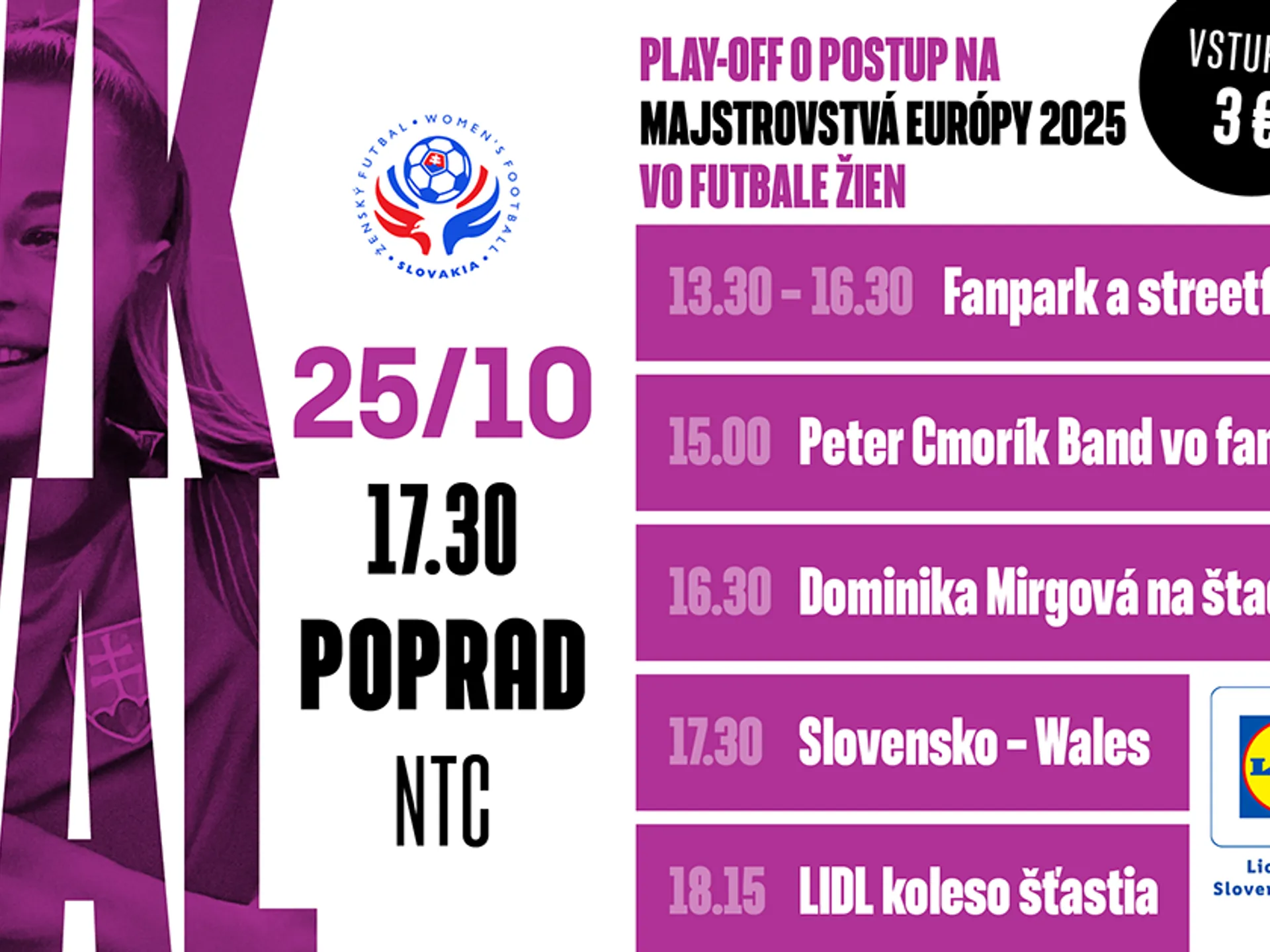 ŽENY - Slovensko - Wales v POPRADE