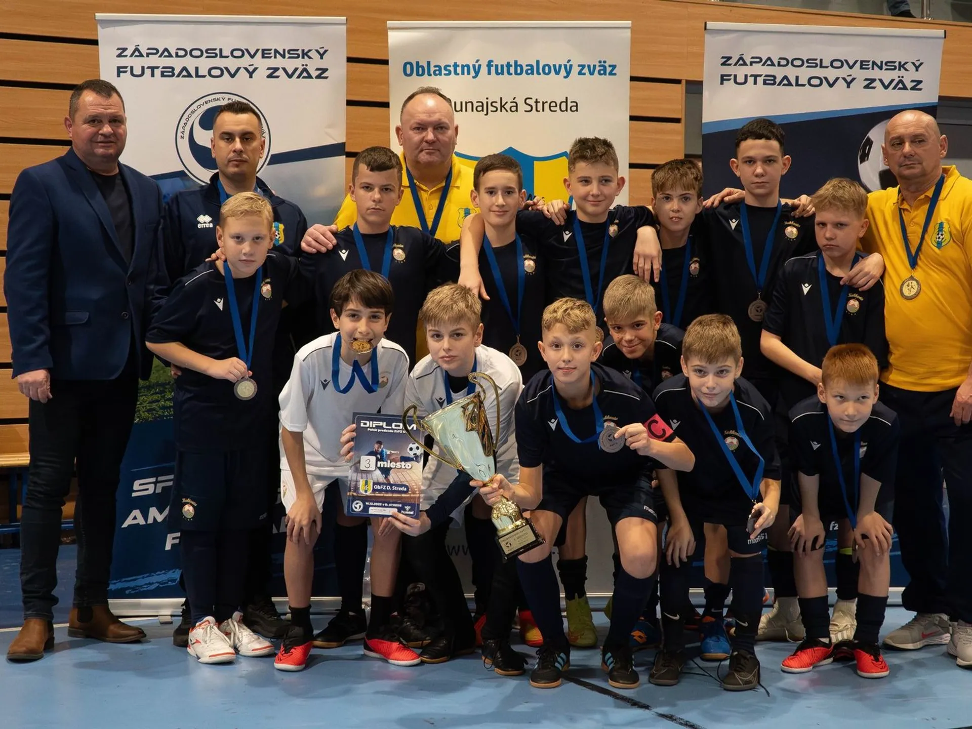 Kukkonia výber ObFZ Dunajská Streda na turnaji U13 získal 3. miesto