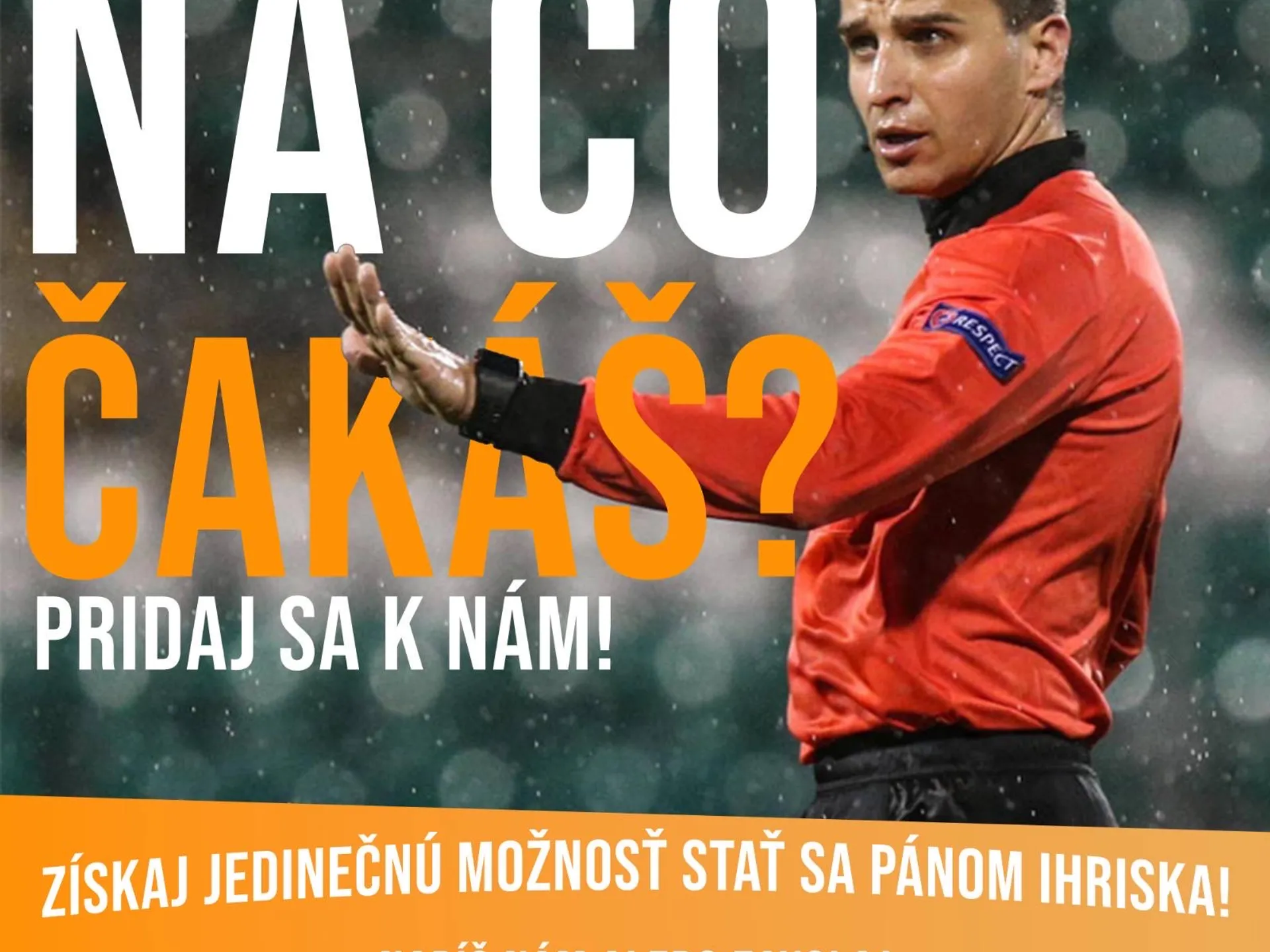 Staň sa rozhodcom futbalu