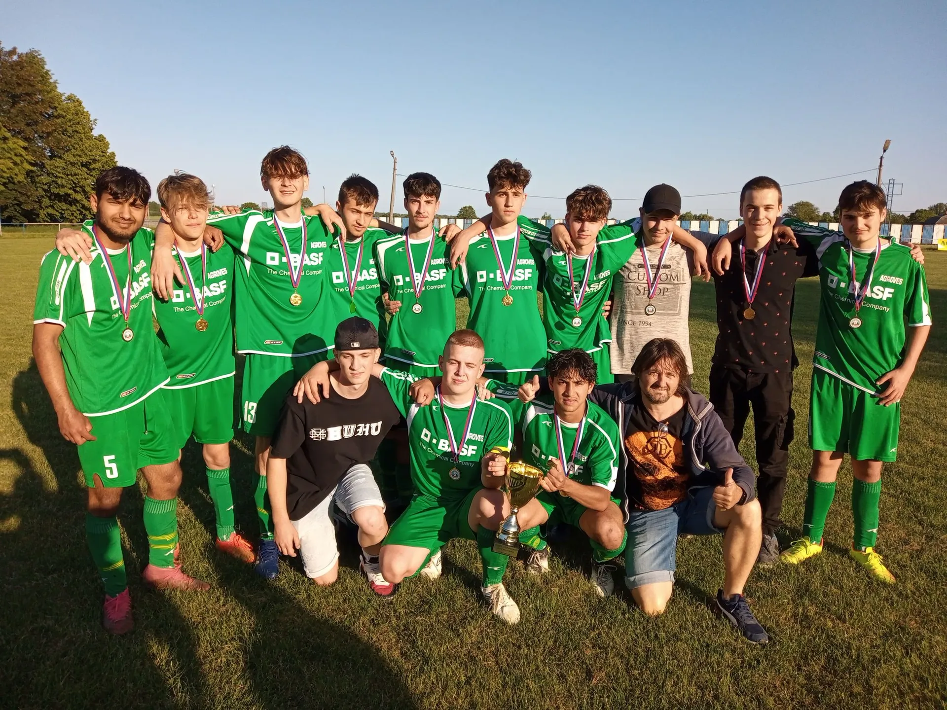 Ocenenie víťaza V. ligy dorastencov U-19 súťaží ObFZ 2022/2023