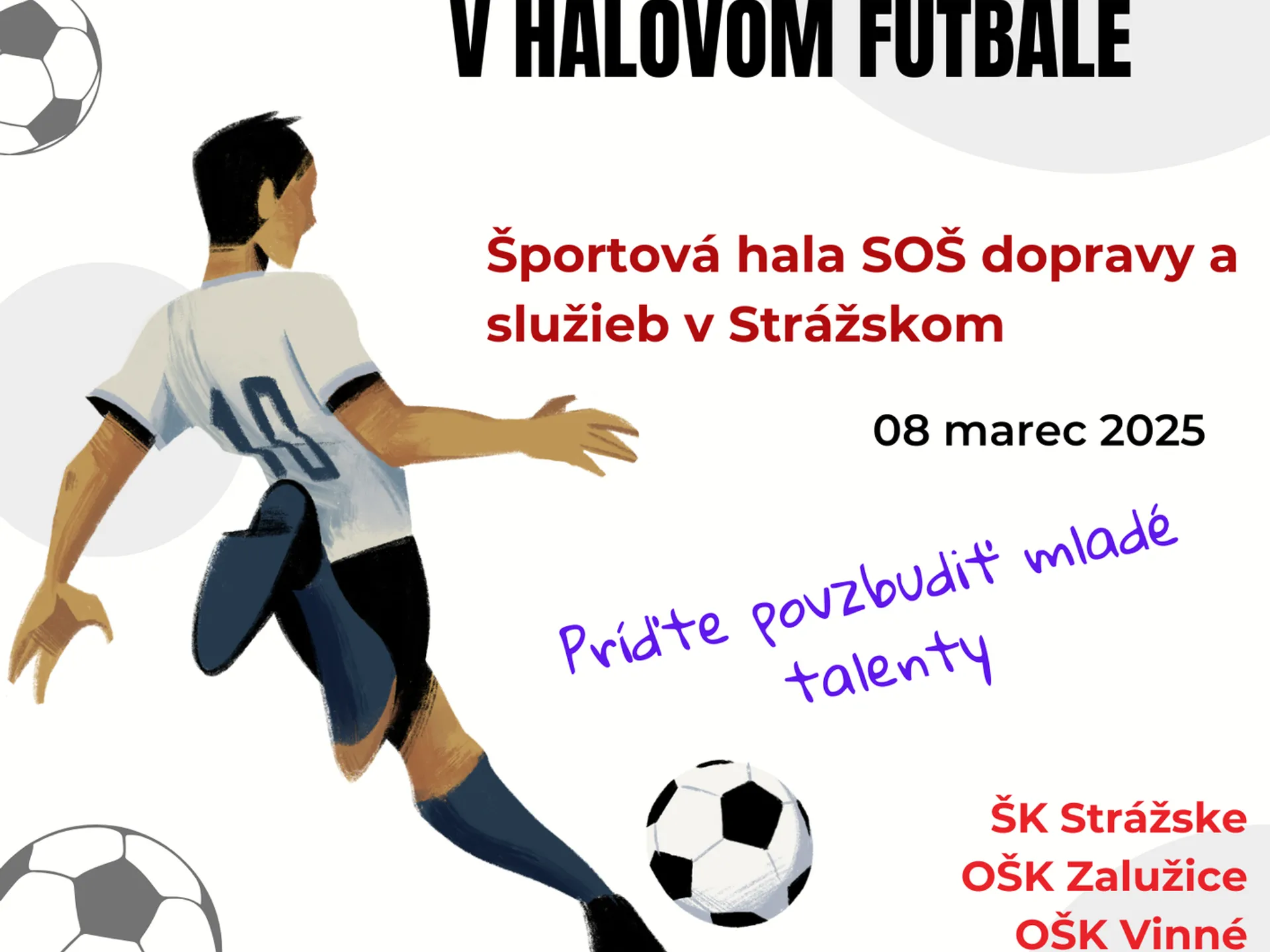 Finále 2. ročníka „Turnaja ObFZ Michalovce družstiev ml. žiakov U13 FO a FK v halovom futbale“ pre sezónu 2024/2025 - materiály