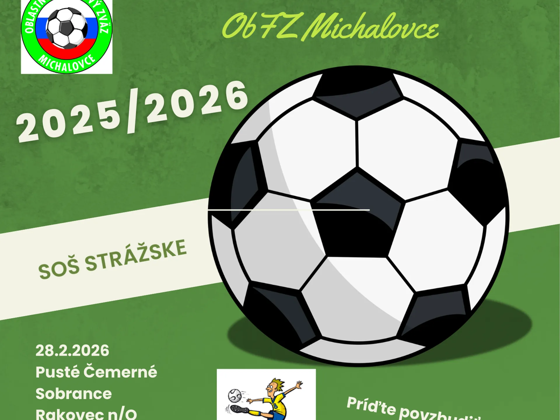 Finále 3. ročníka „Turnaja ObFZ Michalovce družstiev prípraviek U11 FO a FK v halovom futbale“ pre sezónu 2025/2026 - materiály