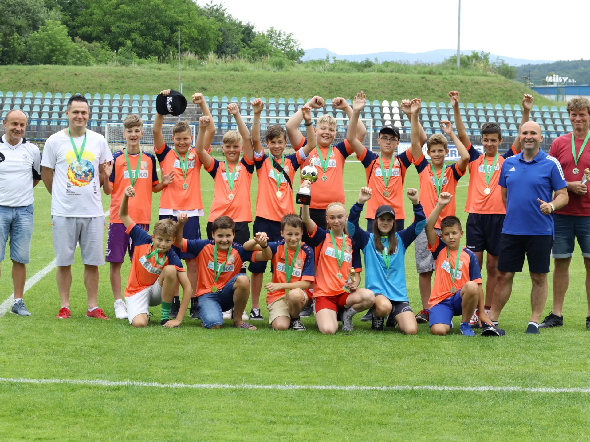 Víťazom U13 mladších žiakov ObFZ Prievidza družstvo TJ Družstevník Diviacka Nová Ves