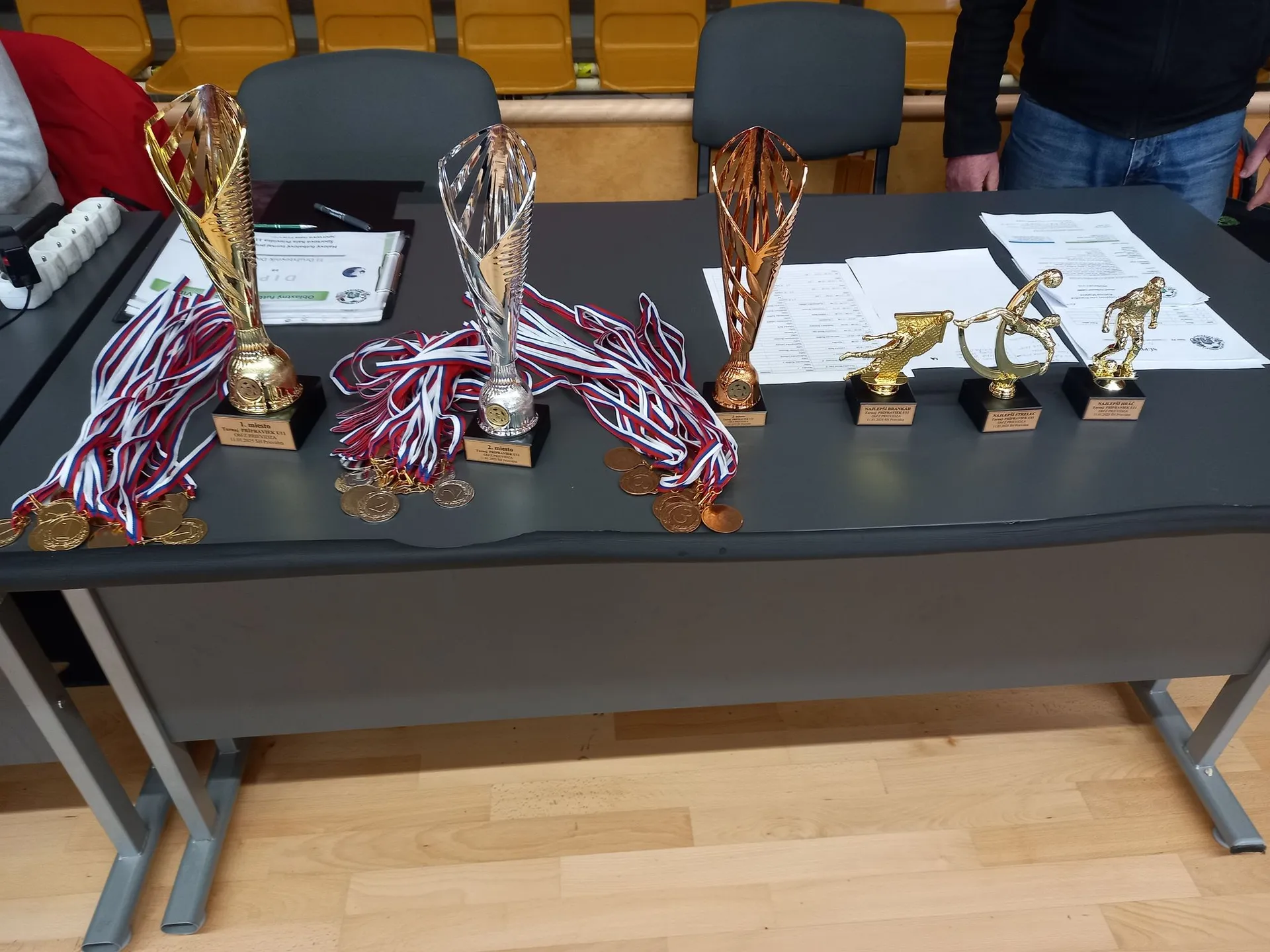 Prípravka U11 TJ Priehrada Nitrianske Rudno víťazom turnaja prípraviek U11.