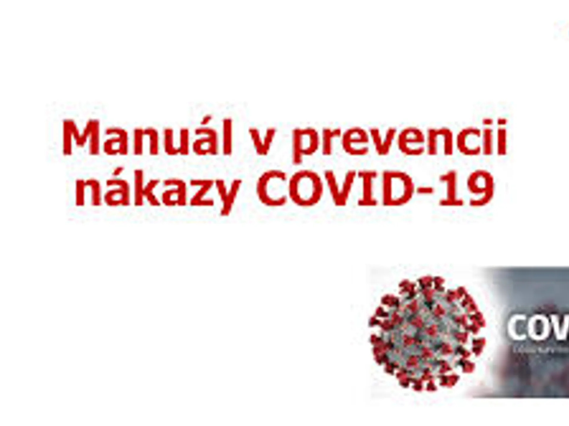 Manuál pri organizovaní stretnutí pre COVID-19