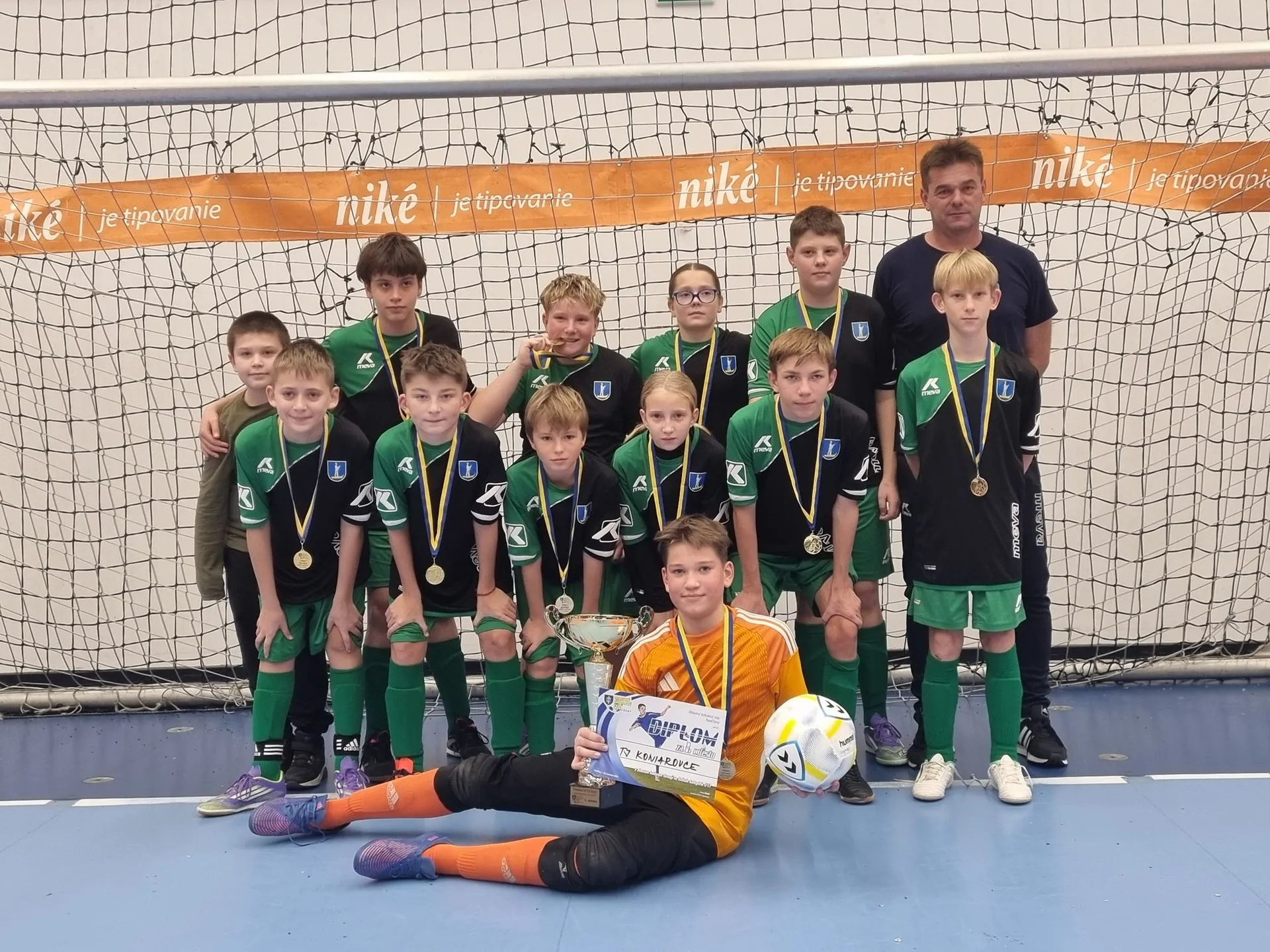 TJ KONIAROVCE VÍŤAZ TURNAJA ObFZ U13.