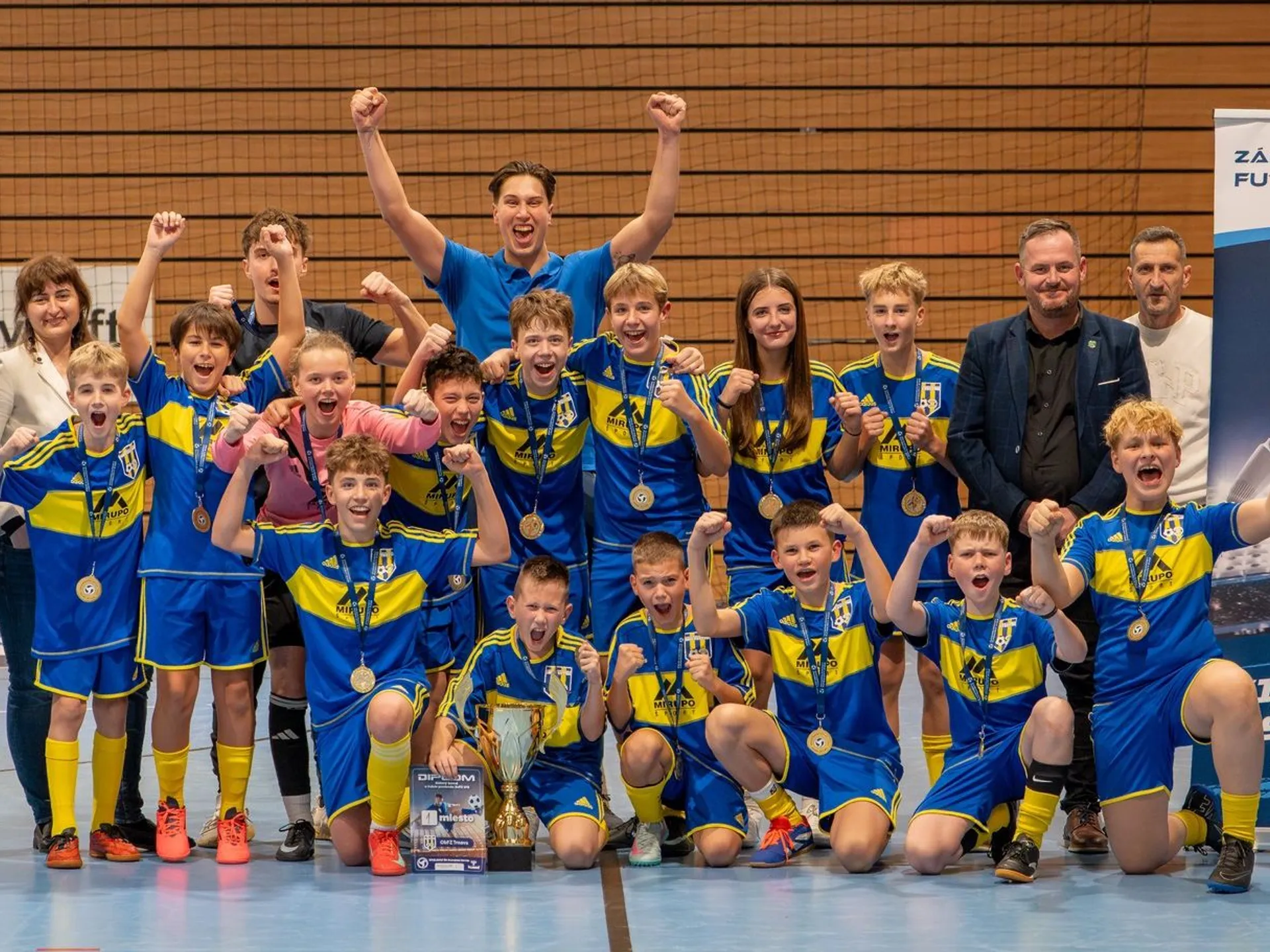 Zlato v kategórii U13 obhájil výber ObFZ Trnava.