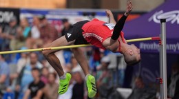 Jan Štefela na mítingu JBL Jump Fest 2025 v Košiciach.