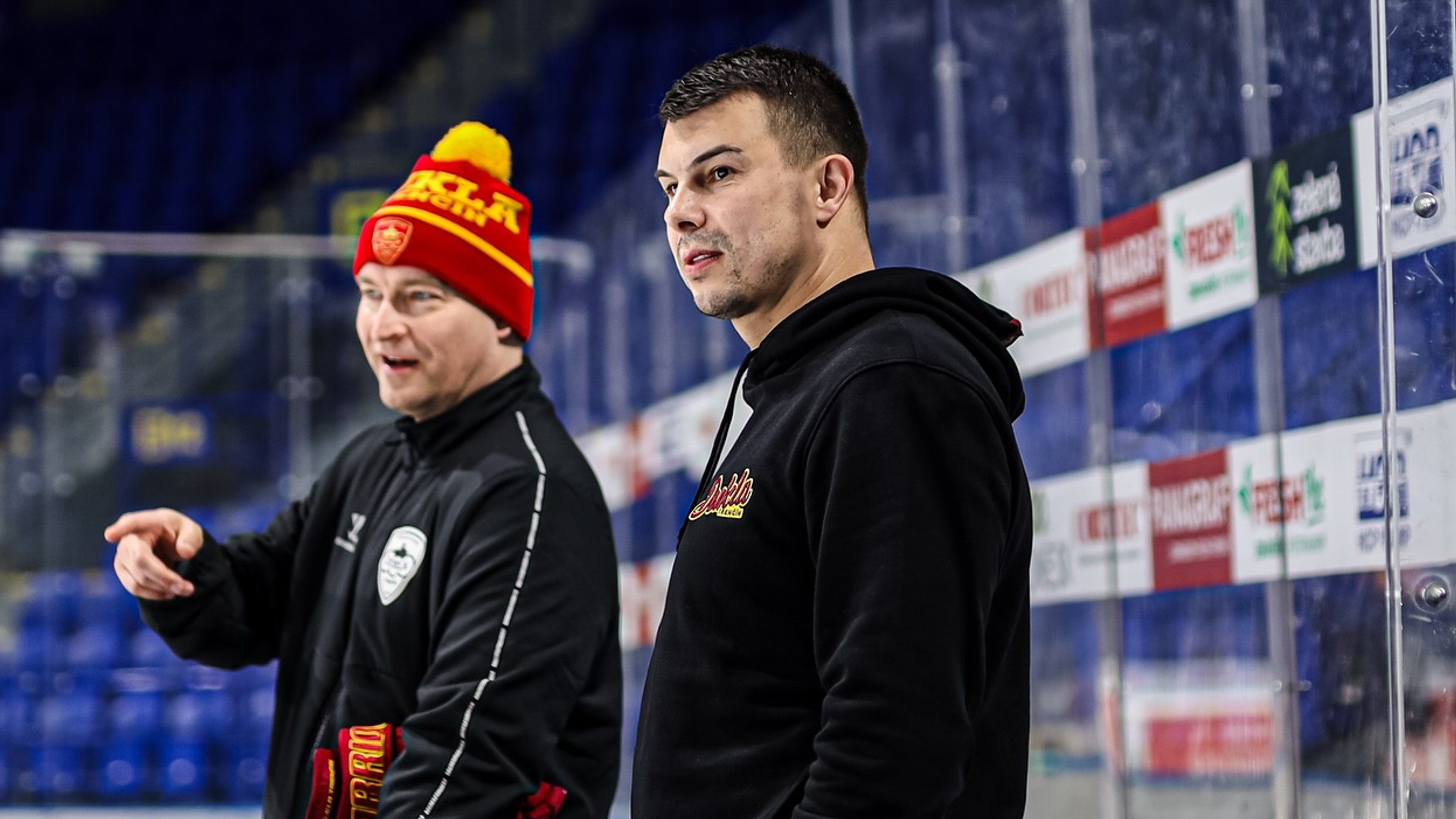 Športový manažér Dukly Trenčín Mário Bližňák (vpravo). 