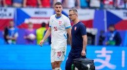 Český futbalista Patrik Schick odstúpil pre zranenie zo zápasu proti Gruzínsku na EURO 2024.
