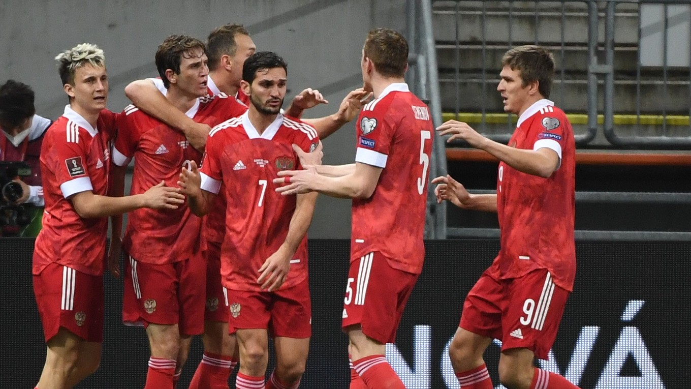 Futbalisti Ruska.