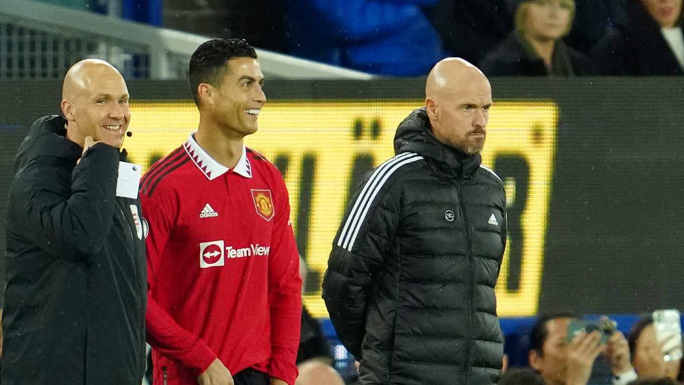 Cristiano Ronaldo a Erik ten Hag.