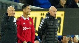 Cristiano Ronaldo a Erik ten Hag.