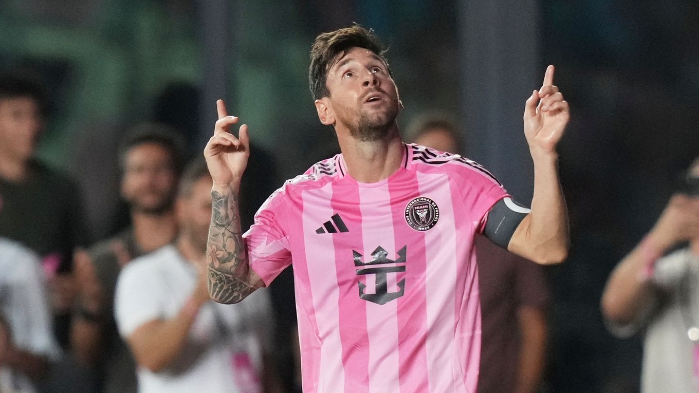 Lionel Messi v drese Interu Miami.