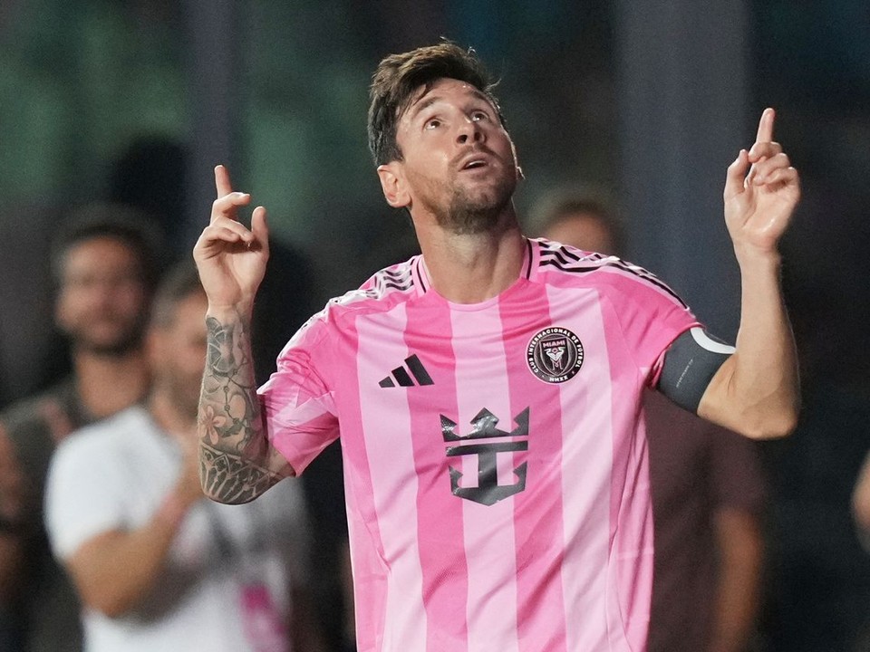 Lionel Messi v drese Interu Miami.