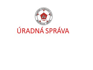 Úradná správa ObFZ Ba-mesto č.8 2020/2021 zo dňa 21.8.2020