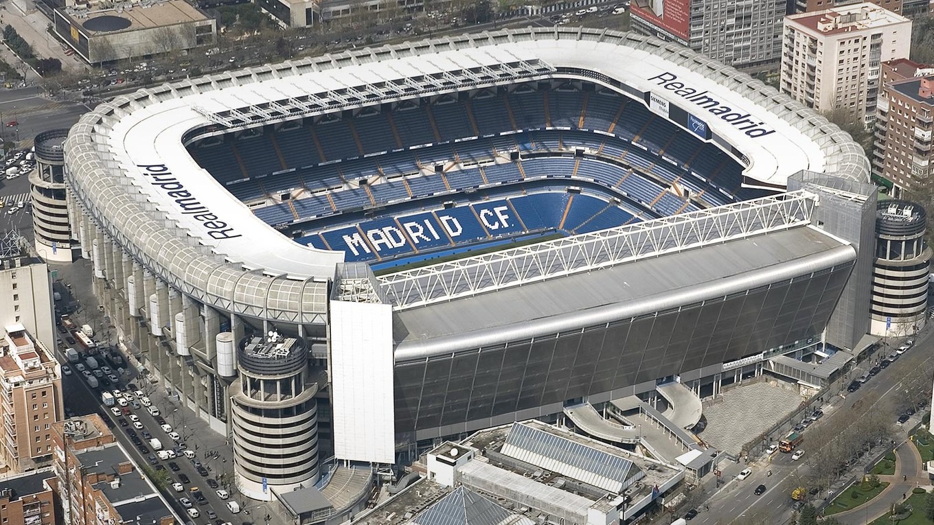 Estadio Santiago Bernabeu.