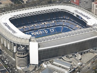 Estadio Santiago Bernabeu.