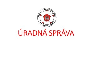 Úradná správa ObFZ Ba-mesto č.7 2020/2021 zo dňa 14.8.2020