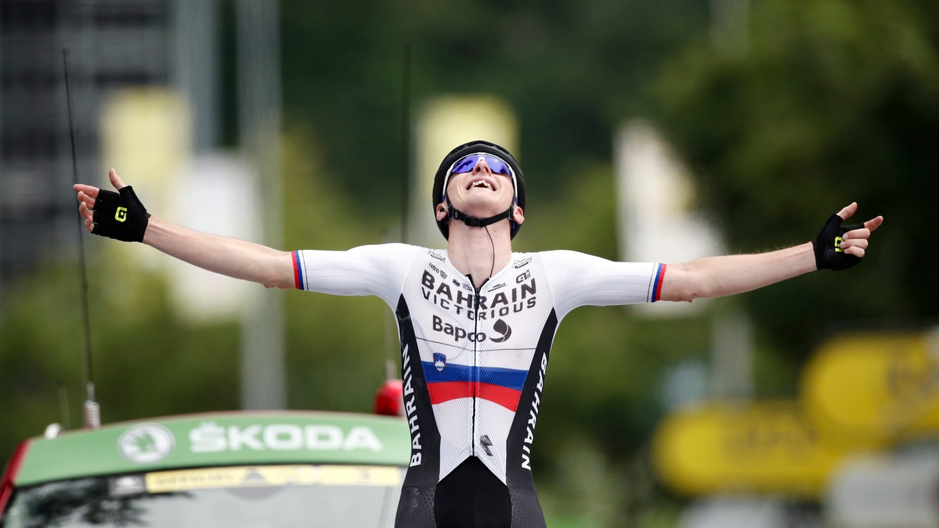 Matej Mohorič vyhral 7. etapu na Tour de France 2021.